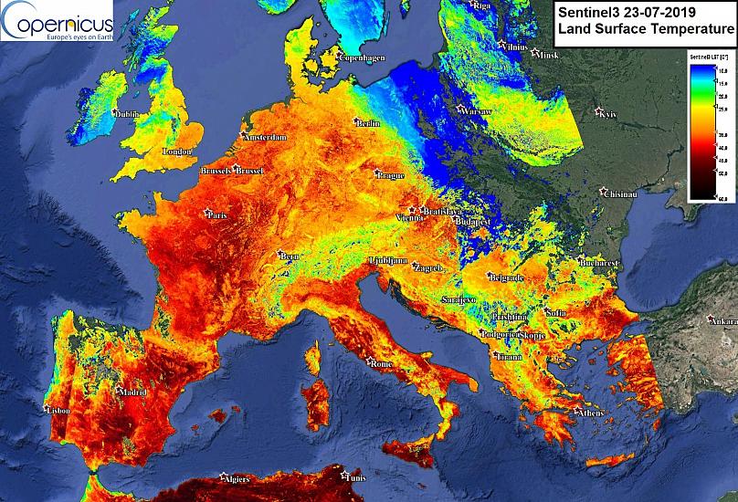 Ola De Calor Con Temperaturas R Cord Sofoca Europa Cr Nica