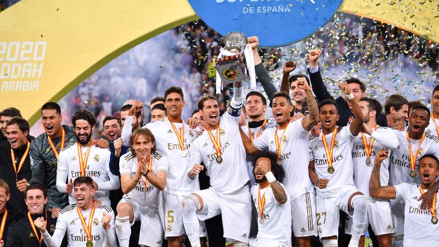 Real Madrid campeón de la Supercopa de España al ganar 4-1 al Atlético ...