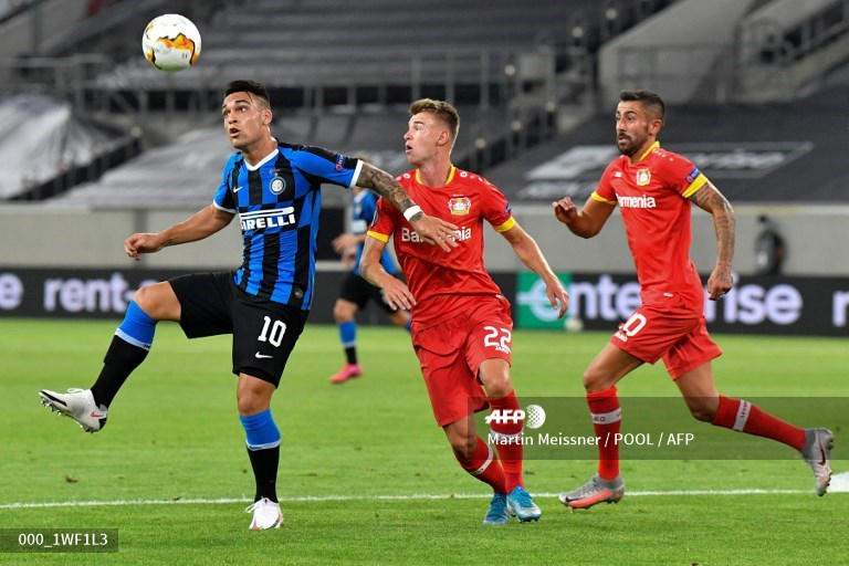 El Inter pasa a “semis” de Europa League tras derrotar 2-1 a Bayer Leverkusen