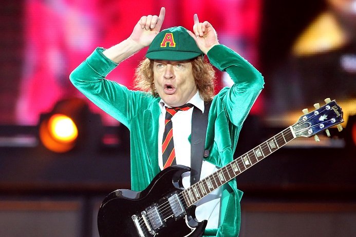 Guitarrista de AC/DC Angus Young: 